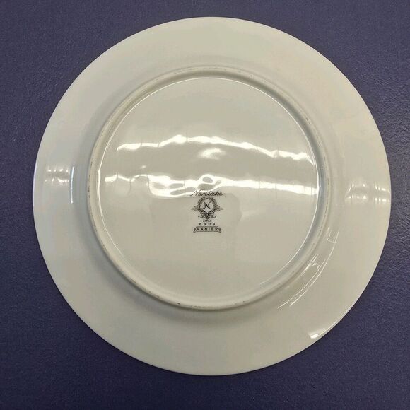 Noritake Vintage 6909 Ranier Set Of 4 Silver-Lined Salad/ Sides Plates - Picture 5 of 5